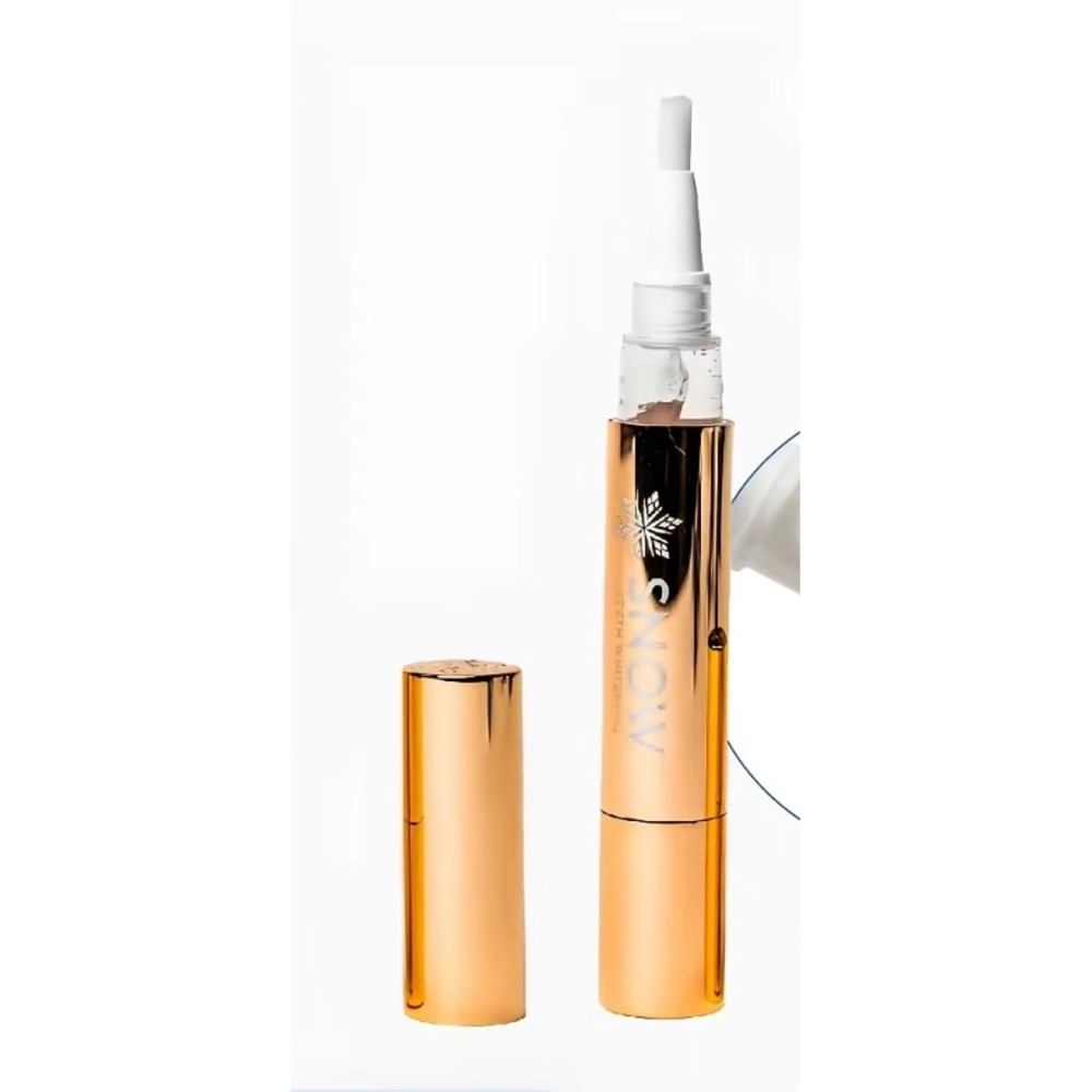 Snow Teeth Whitening Wand Gold Edition Precision Brush Applicator Serum New